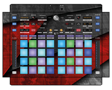 Pioneer DJ DDJ XP 1 Skin Steelay Red